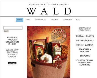 Wald Imports web screenshot