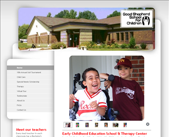 Good Shepherd School for Children web screenshot
