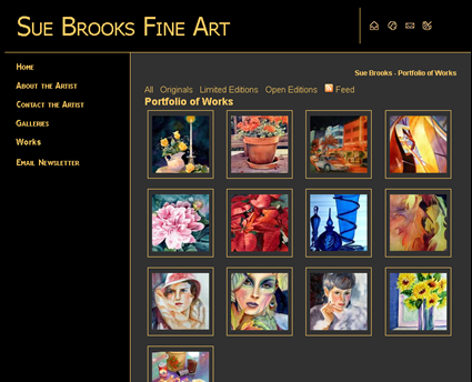 Aka Chique Gallery & Studio web screenshot
