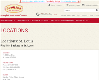 Cookies by Design web screenshot