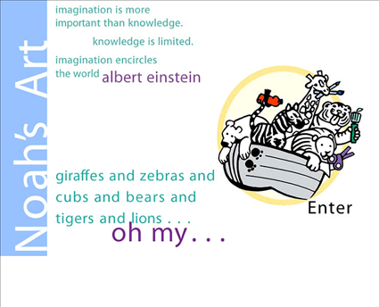 Noahs Art web screenshot