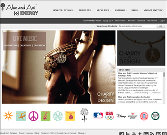 Alex and Ani web screenshot