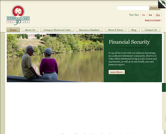 Sherwood Oaks web screenshot