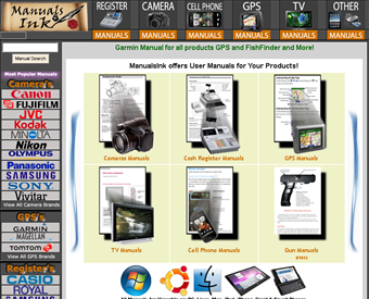 Manuals Ink Ltd web screenshot