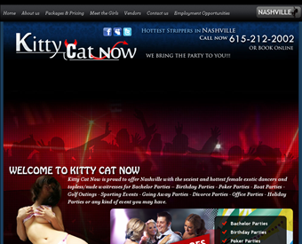 Kitty Cat Now Nashville web screenshot