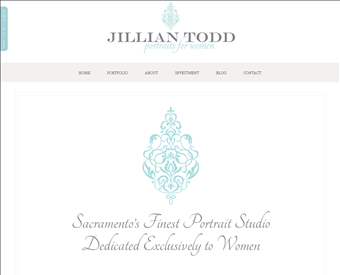 Sacramento Boudoir Photography Studio web screenshot