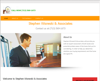 Stephen Wisneski & Associates web screenshot