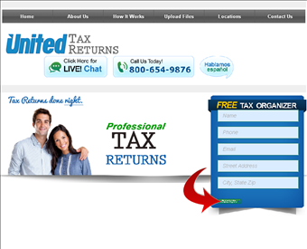 United Tax Returns web screenshot
