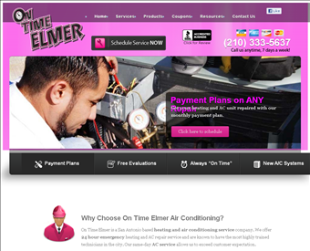 On Time Elmer web screenshot