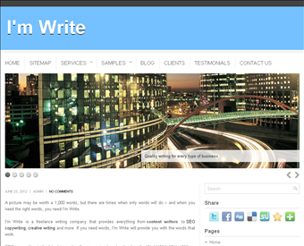 I'm Write web screenshot
