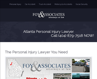 John Foy & Associates P.C. web screenshot