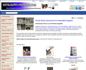 Hotel Supply Experts web screenshot