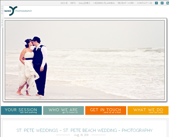 Yaeko Photography web screenshot