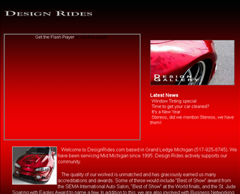 Design Rides LLC web screenshot