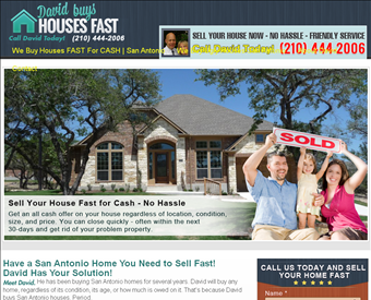 David Buys Houses Fast web screenshot