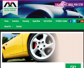Your Budget Auto Sales web screenshot