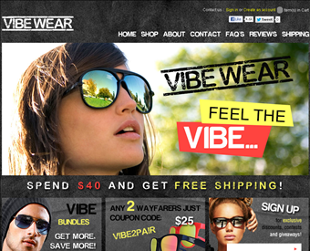 Vibewear web screenshot