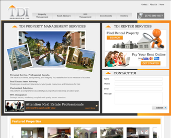TDI Properties Inc. web screenshot