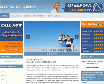 Drug Rehab Chicago IL web screenshot