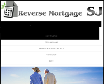 Reverse Mortgage San Jose web screenshot