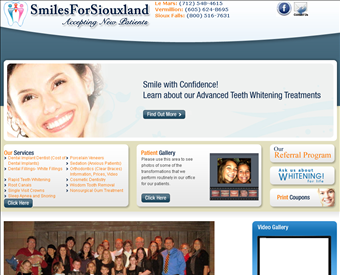 Smiles For Siouxland web screenshot