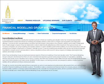 FMG Inc. - Financial Modeling Course USA web screenshot