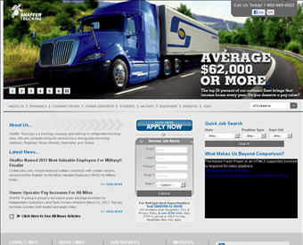 Shaffer Jobs web screenshot
