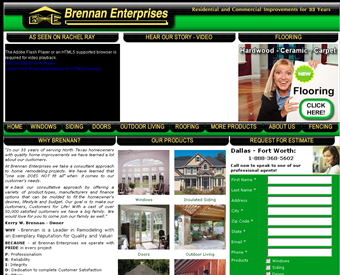 Brennan Enterprises web screenshot
