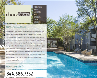 Stone Chase Apartments web screenshot