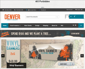 Denver Print Company web screenshot
