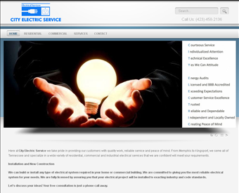 City Electric Service web screenshot