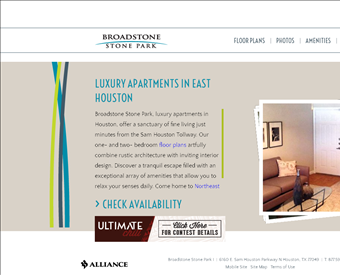 Broadstone Stone Park web screenshot