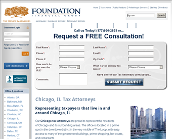 Foundation Tax Services web screenshot