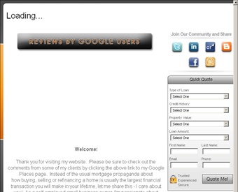 Joe Libin - Graystone Mortgage web screenshot