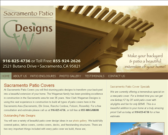 Clark Wagaman Designs web screenshot