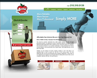 Apple Moving web screenshot