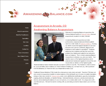 Awakening Balance Acupuncture, LLC. web screenshot