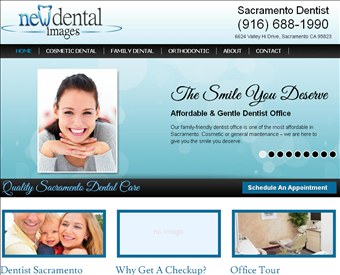 New Dental Images web screenshot