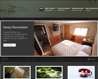 Lazy L Motel web screenshot