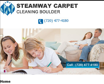 Steamway Carpet Cleaning Boulder web screenshot