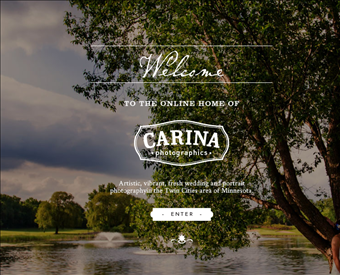 Carina Photographics web screenshot