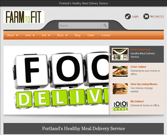 Farm to Fit web screenshot