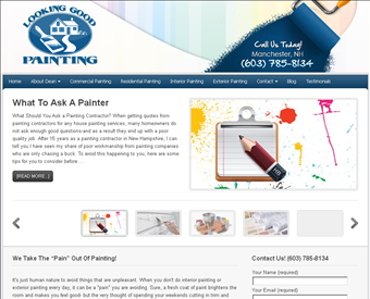 Looking Good Painting web screenshot