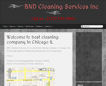 BND Cleaning Services, Inc web screenshot