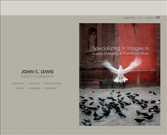 John Lewis Photography web screenshot