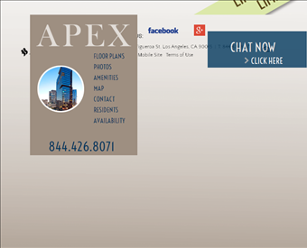 APEX. The One. web screenshot