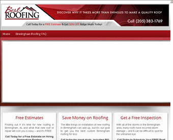 Best Roofing web screenshot