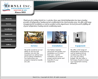 Wernli Inc. web screenshot