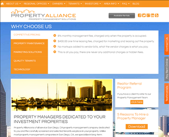 Property Alliance web screenshot