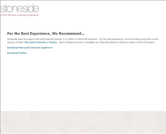 Stoneside web screenshot